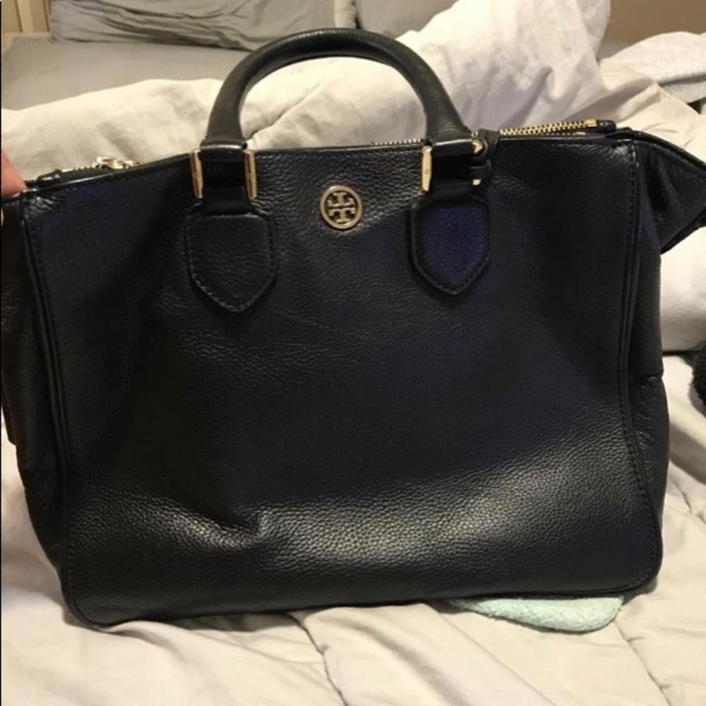 Tory Burch Robinson Pebbled Leather Tote
